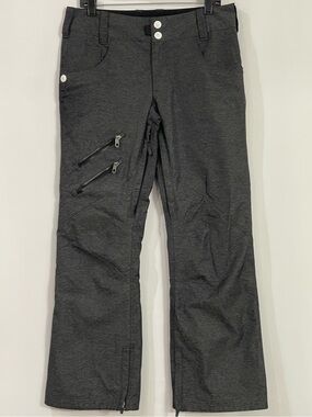 Sims Dark Gray Women’s Snowboarding Pants with Zip Pockets Size Medium